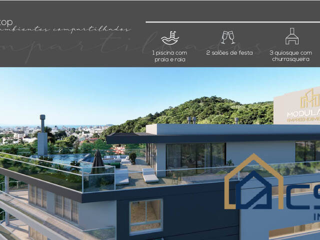 #100 - Apartamento para Venda em Florianópolis - SC - 3