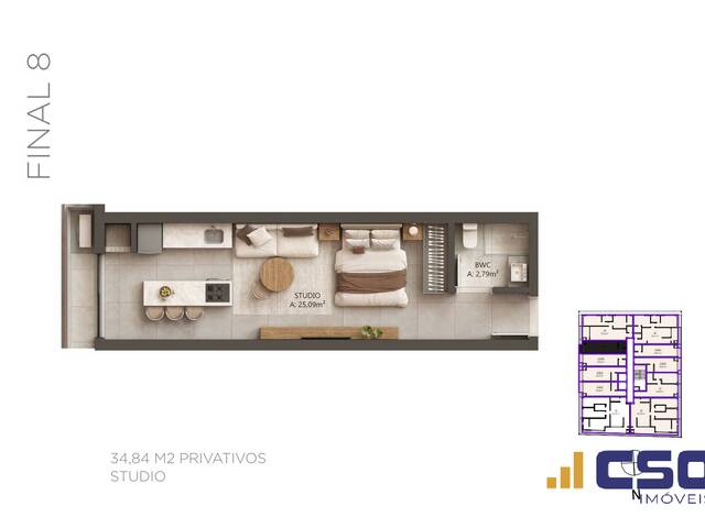 #82 - Apartamento para Venda em Florianópolis - SC